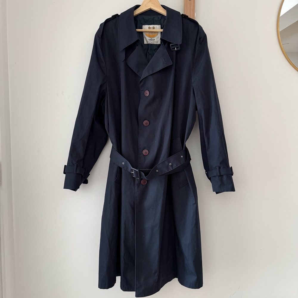 Bentley’s of London Navy Trench Coat